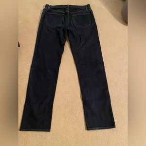 Dark blue banana republic jeans size 32x34.